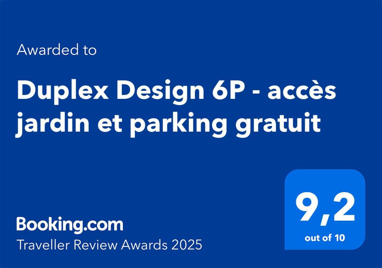 Вилла Duplex Design 6P - Acces Jardin Et Parking Gratuit Малакоф Экстерьер фото